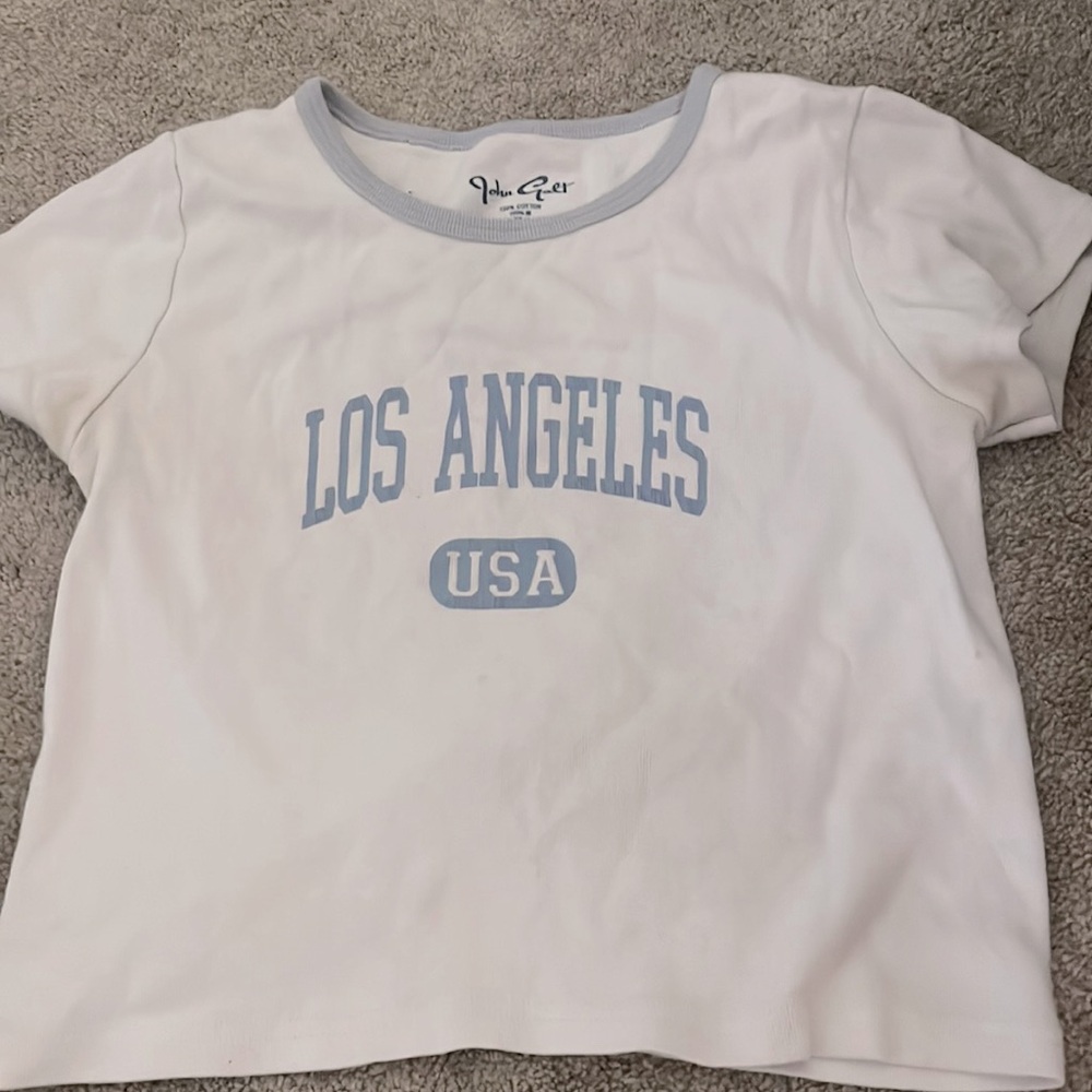 John galt/ brandy Melville cropped baby T